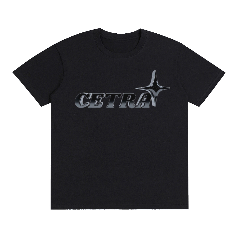 Cetra Chrome Tee — Black