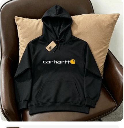 Script Logo Hoodie — Black