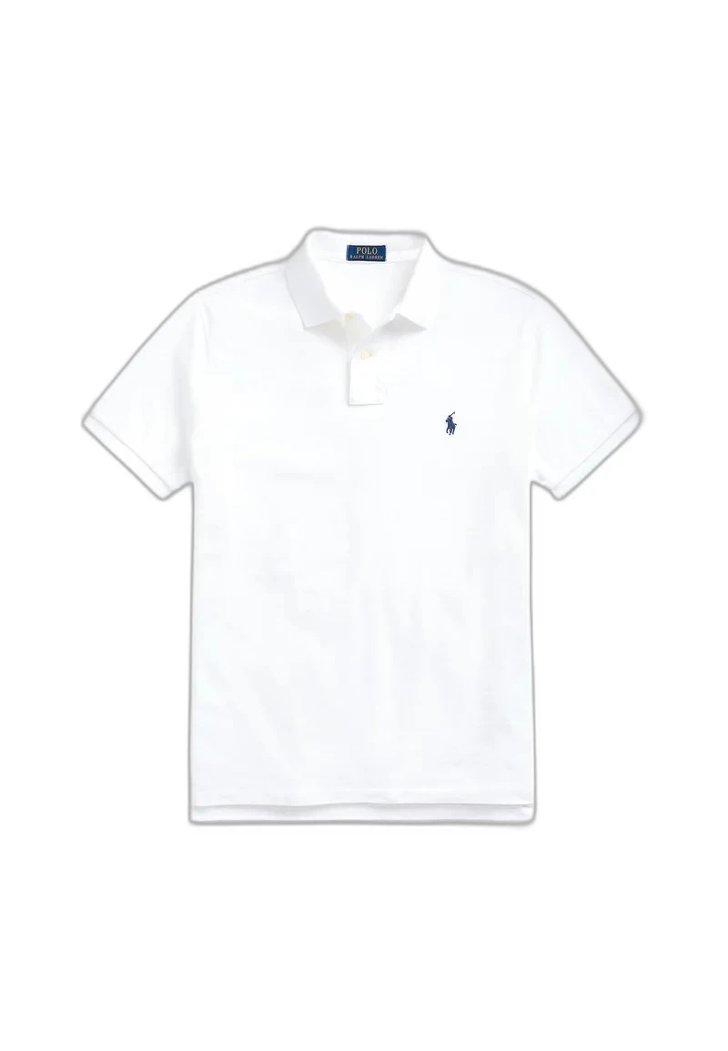 Custom Slim Polo — White