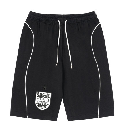 Central Jersey Shorts — Black