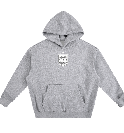 Star Crest Hoodie — Grey