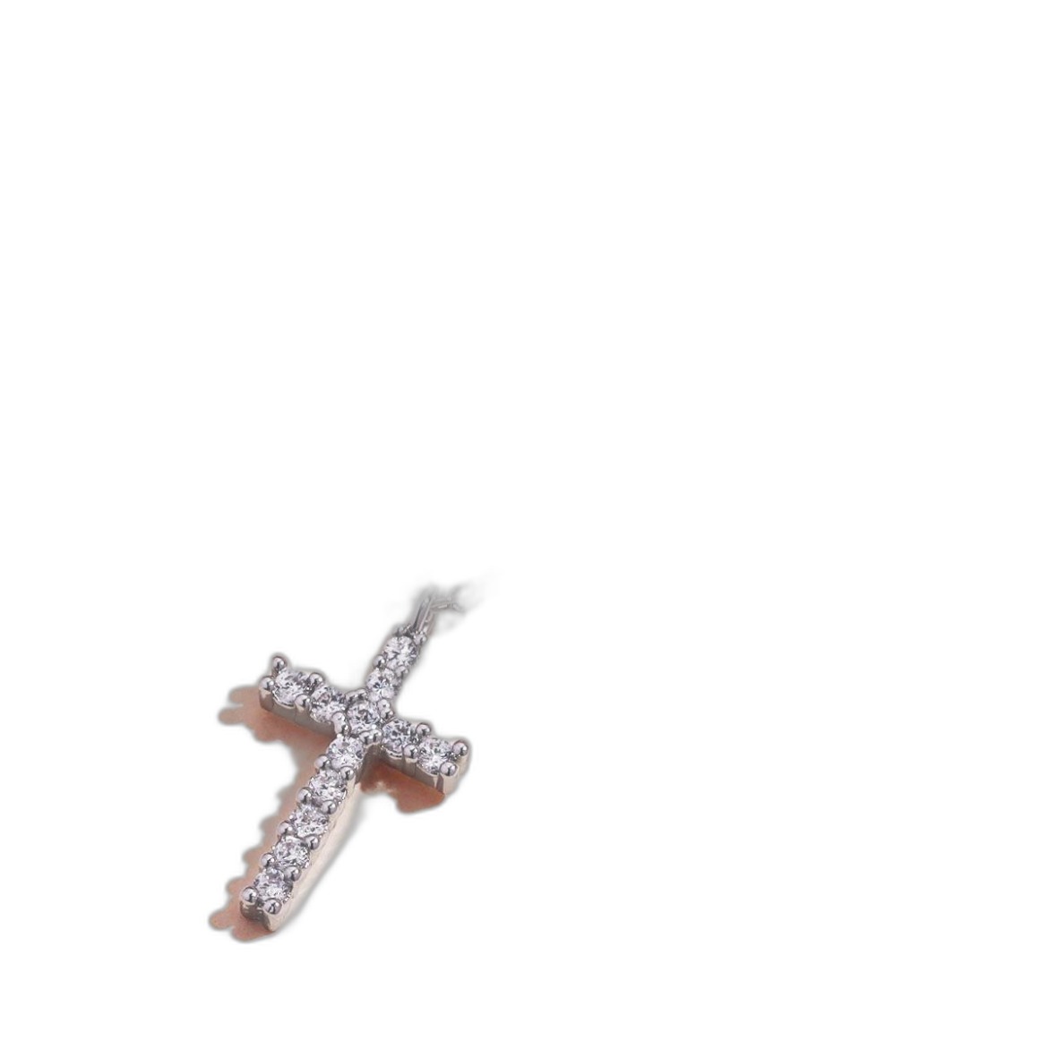 Cross Pendant Necklace — Silver