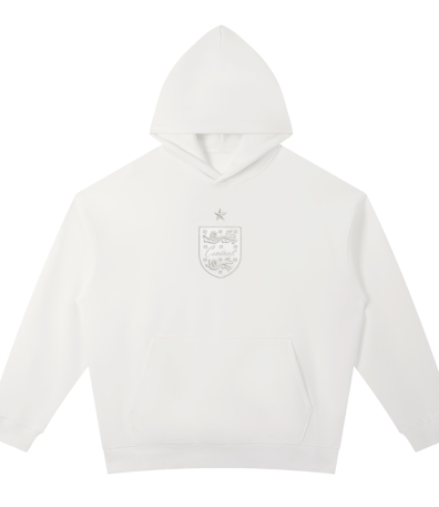 Crest Hoodie — White