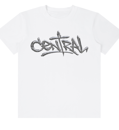 Central Chrome Tee — White