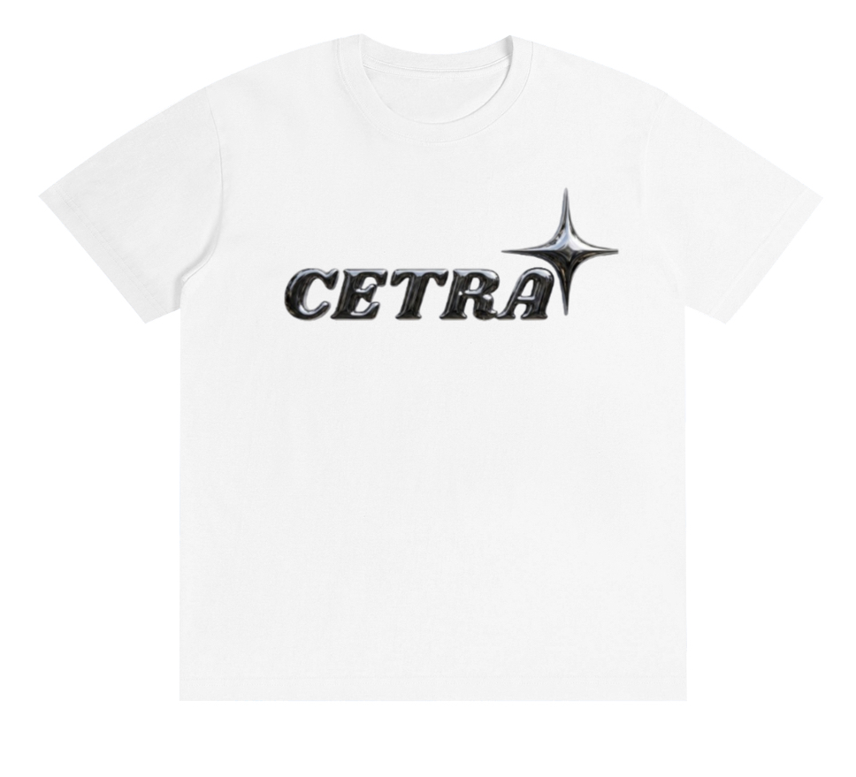 Cetra Cherry Tee — White