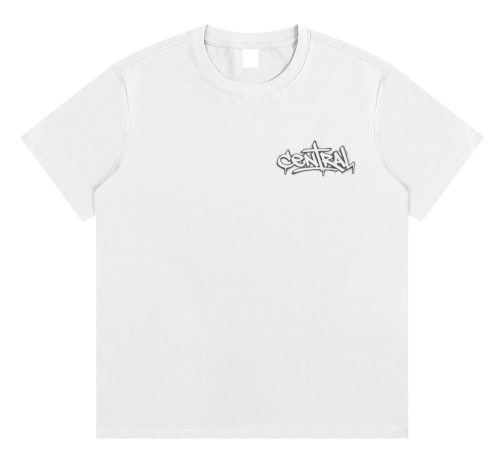 Central Globe Tee — White