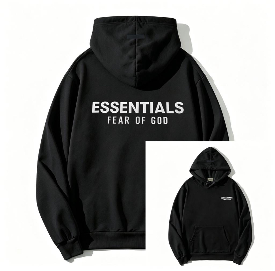 Essentials FOG Hoodie — Black